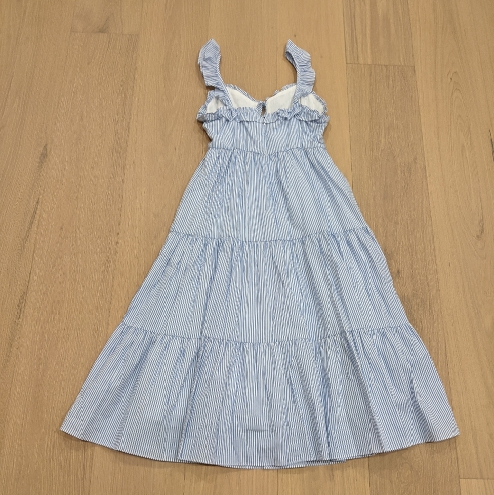 Caitlin Covincton x Pink Lily striped midi dress - Picture 2 of 6